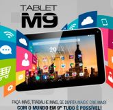 Tablet Multilaser M9 com Android 4.4  NB148 Preto