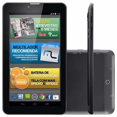 Tablet Multilaser M7 8GB Tela 7 Preto NB162