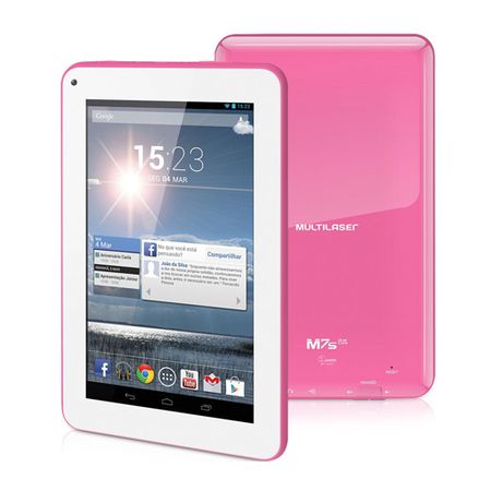 Tablet Multilaser M7 S Dual Core com Tela 7 Rosa NB118